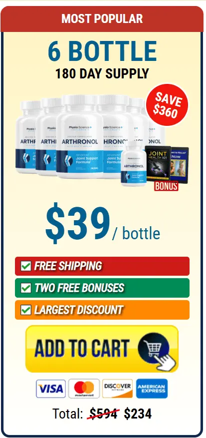 arthronol 6 bottles price